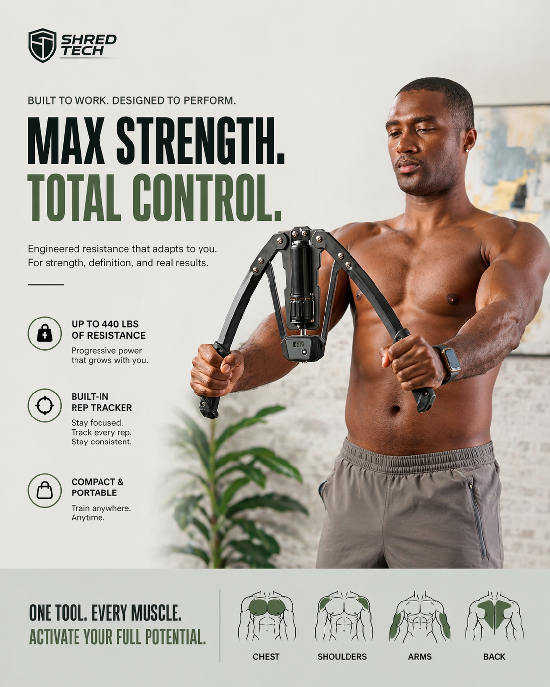 Shred Tech Power Chest Expander